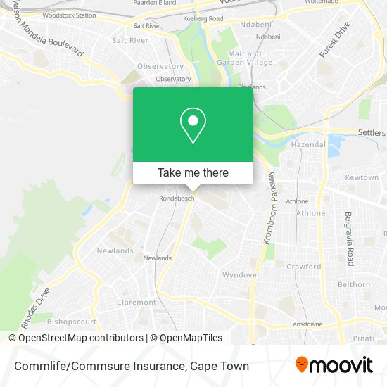 Commlife/Commsure Insurance map