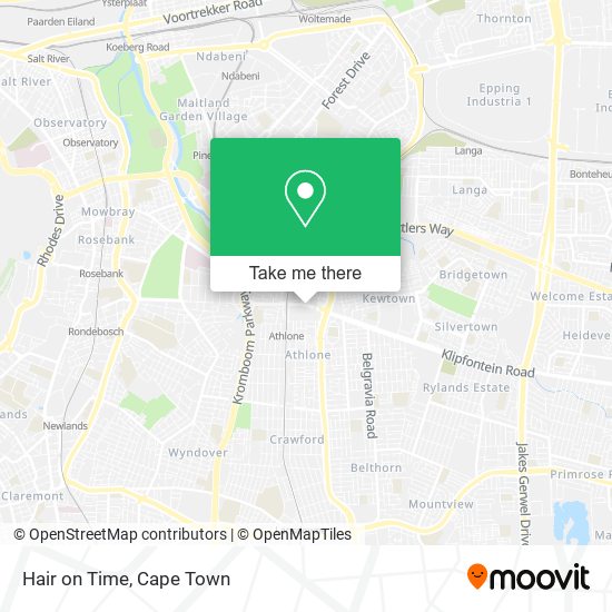 Hair on Time map