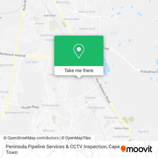 Peninsula Pipeline Services & CCTV Inspection map