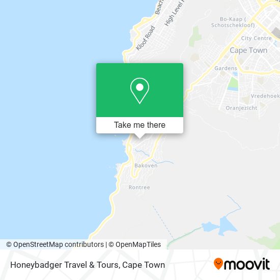 Honeybadger Travel & Tours map