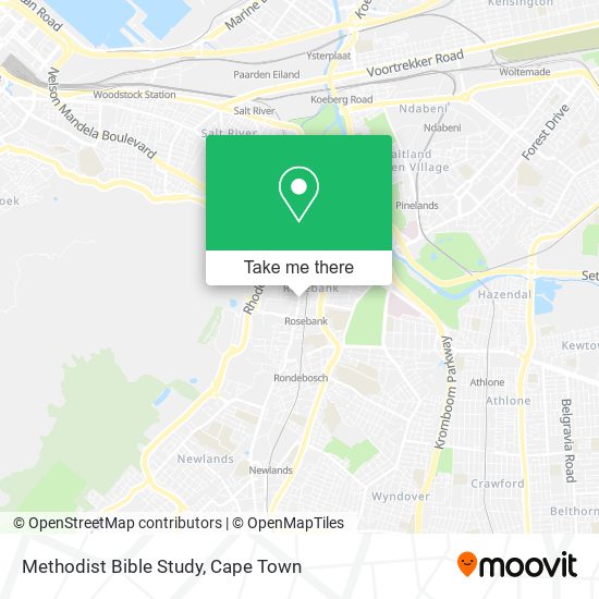 Methodist Bible Study map