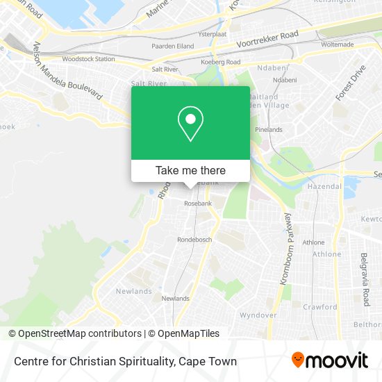 Centre for Christian Spirituality map