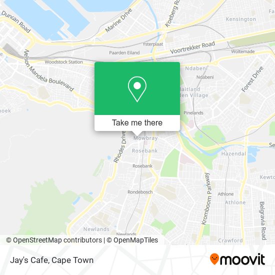 Jay's Cafe map