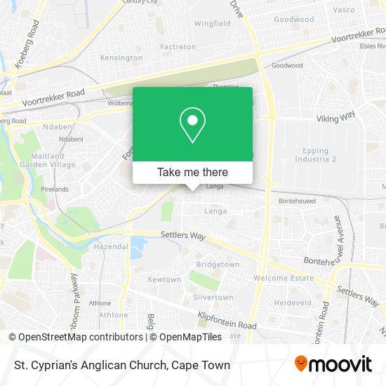 St. Cyprian's Anglican Church map