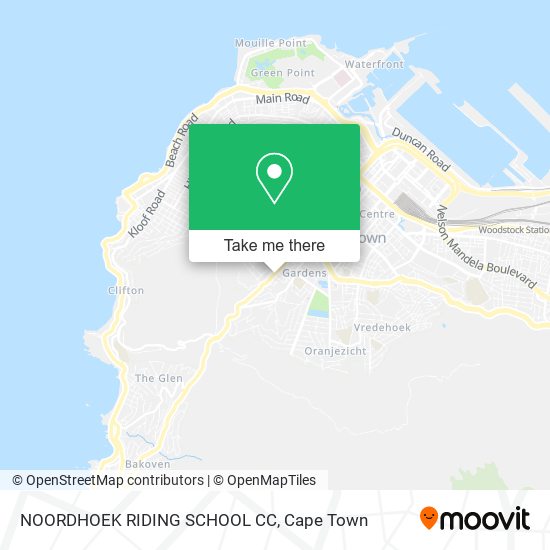 NOORDHOEK RIDING SCHOOL CC map