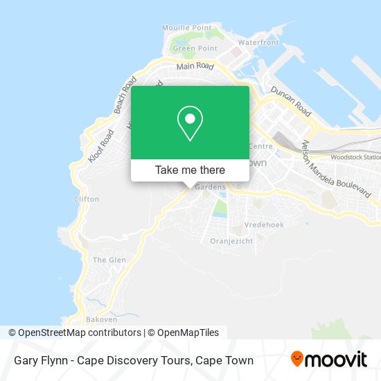 Gary Flynn - Cape Discovery Tours map
