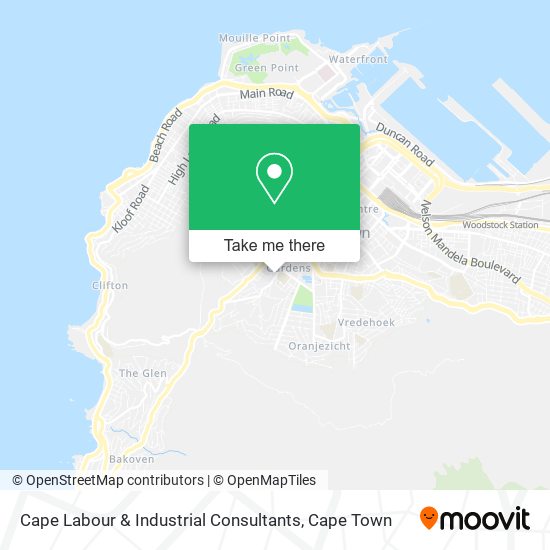 Cape Labour & Industrial Consultants map