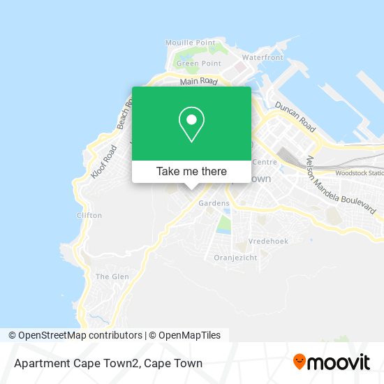 Apartment Cape Town2 map
