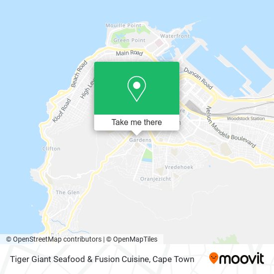 Tiger Giant Seafood & Fusion Cuisine map