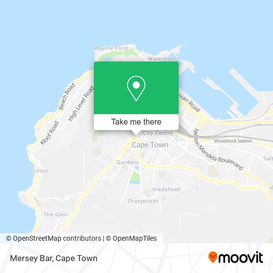 Mersey Bar map