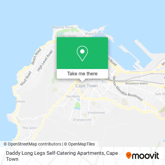 Daddy Long Legs Self-Catering Apartments map