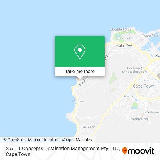S A L T Concepts Destination Management Pty. LTD. map