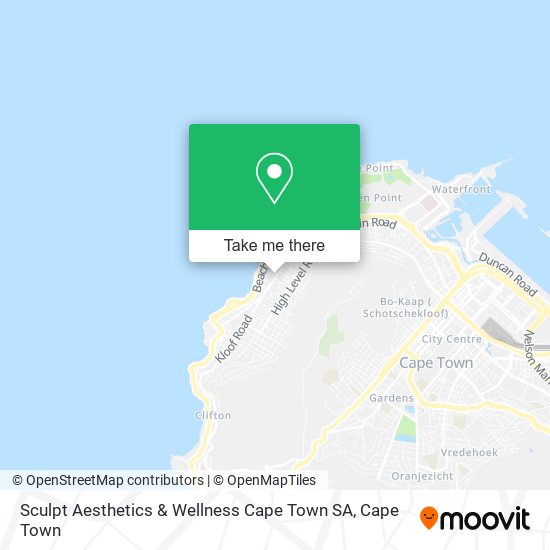 Sculpt Aesthetics & Wellness Cape Town SA map