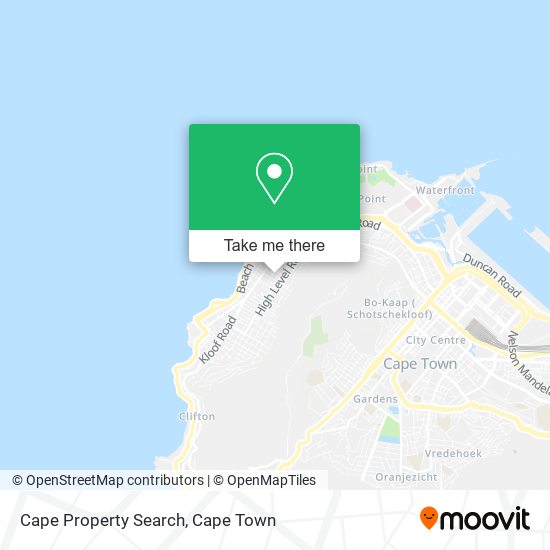 Cape Property Search map