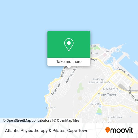 Atlantic Physiotherapy & Pilates map