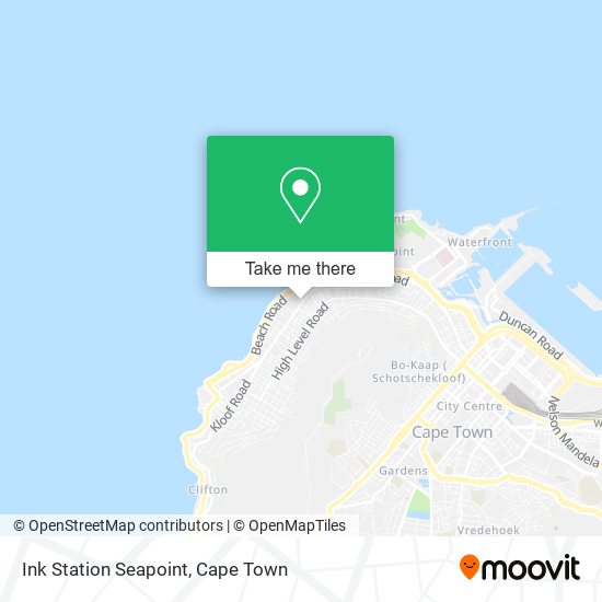 Ink Station Seapoint map