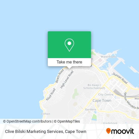 Clive Bilski Marketing Services map