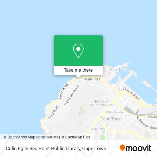 Colin Eglin Sea Point Public Library map