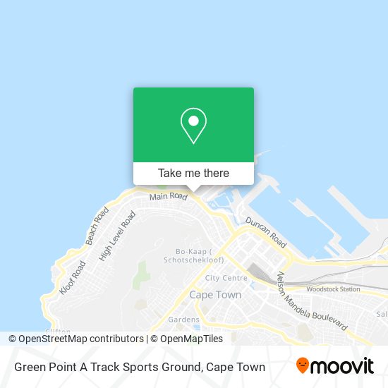 Green Point A Track Sports Ground map