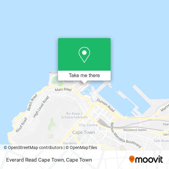 Everard Read Cape Town map