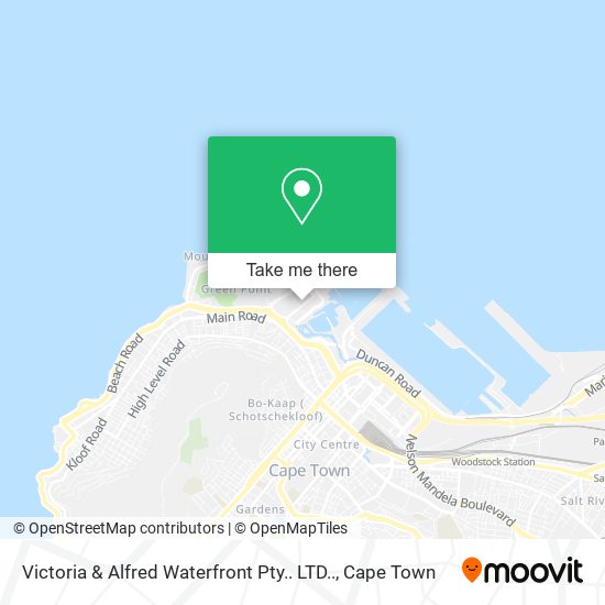 Victoria & Alfred Waterfront Pty.. LTD.. map