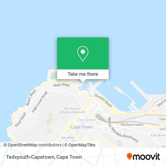 Tedxyouth-Capetown map