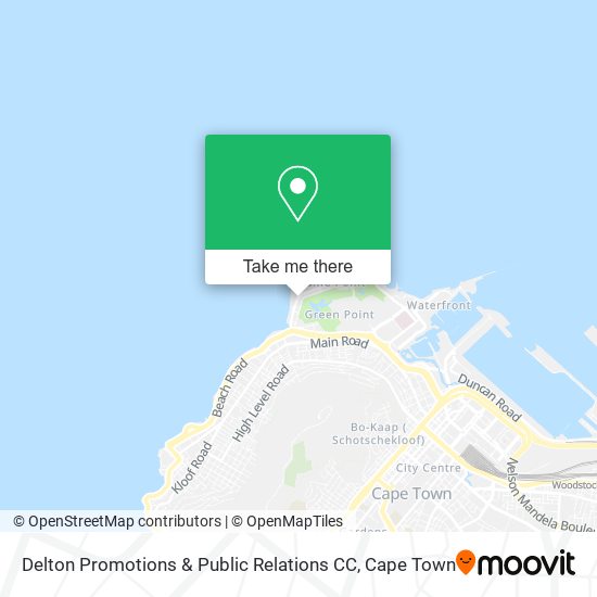 Delton Promotions & Public Relations CC map