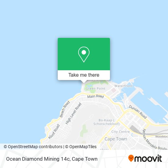 Ocean Diamond Mining 14c map