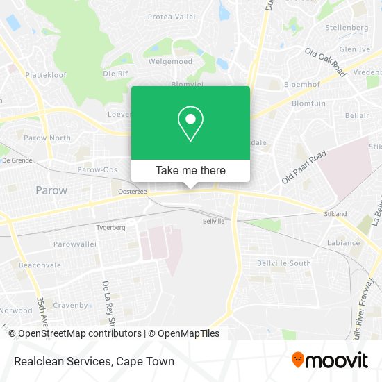 Realclean Services map