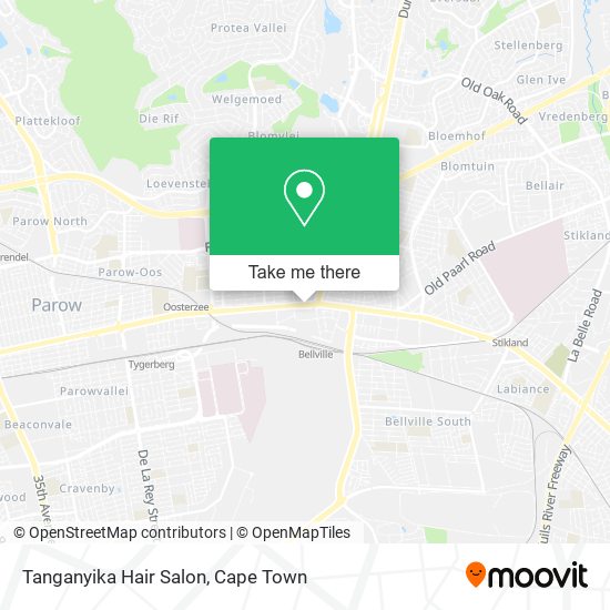 Tanganyika Hair Salon map