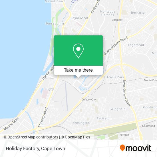 Holiday Factory map