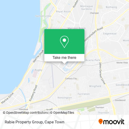 Rabie Property Group map