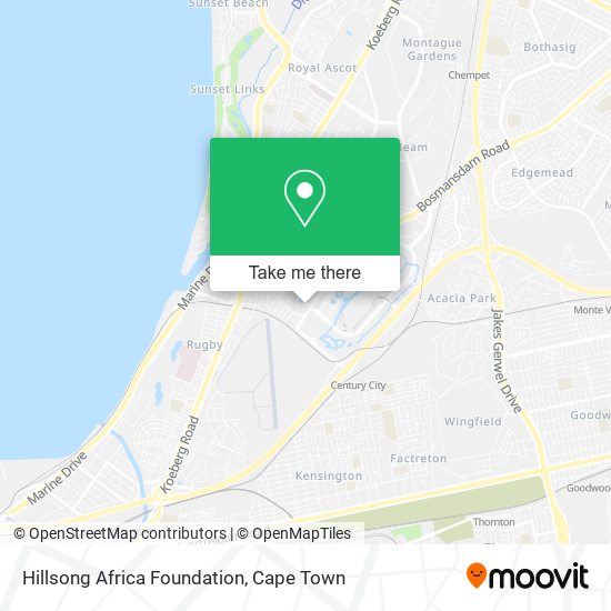 Hillsong Africa Foundation map