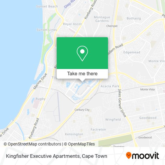 Kingfisher Executive Apartments map