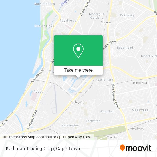 Kadimah Trading Corp map