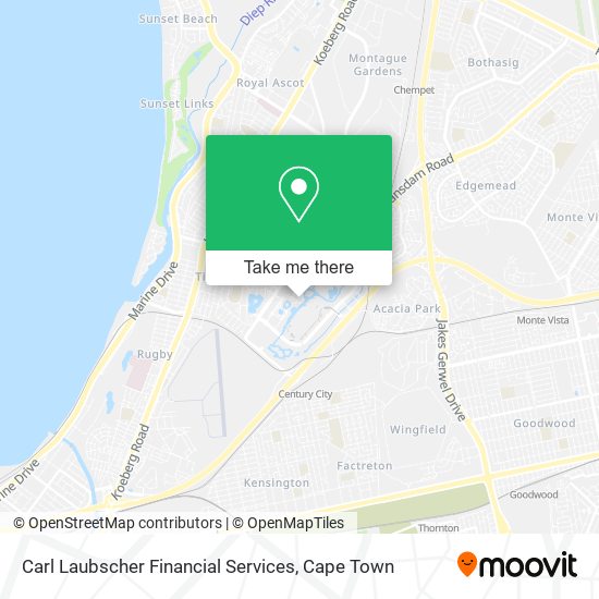 Carl Laubscher Financial Services map