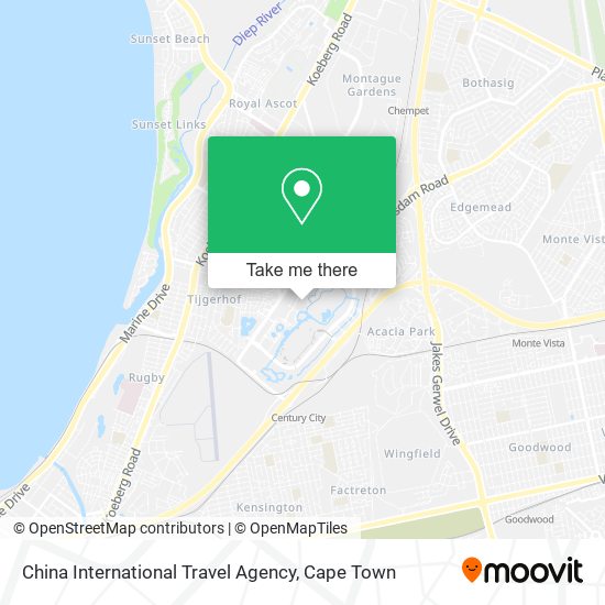 China International Travel Agency map