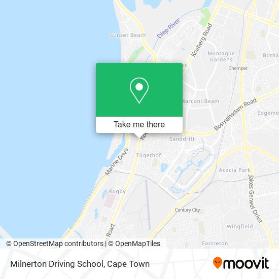 Milnerton Driving School map