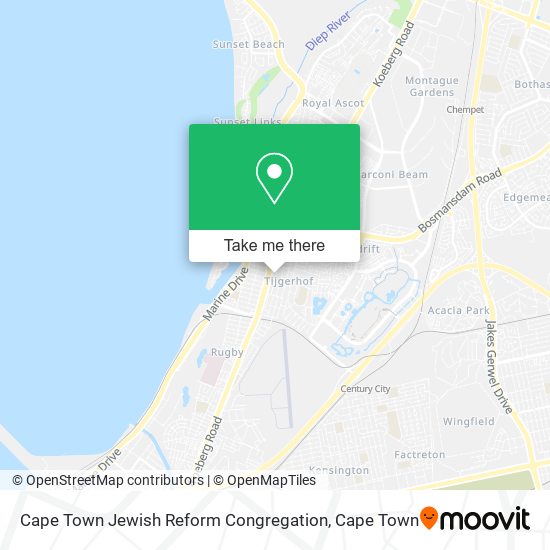 Cape Town Jewish Reform Congregation map