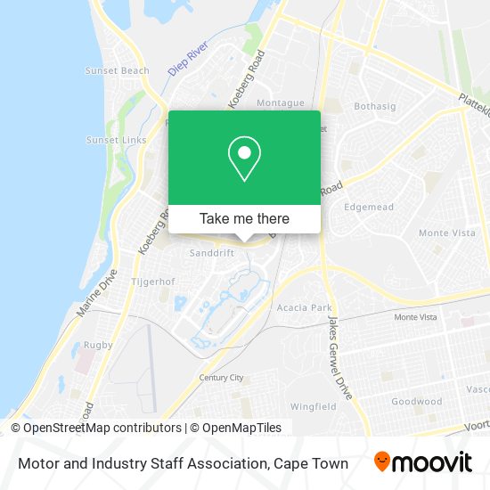Motor and Industry Staff Association map