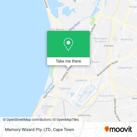 Memory Wizard Pty. LTD. map