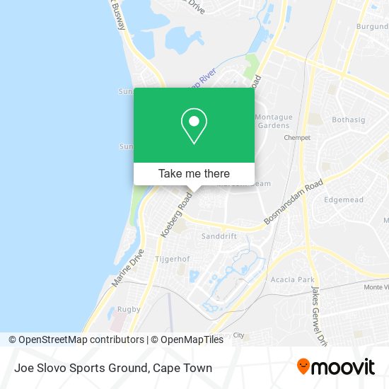 Joe Slovo Sports Ground map