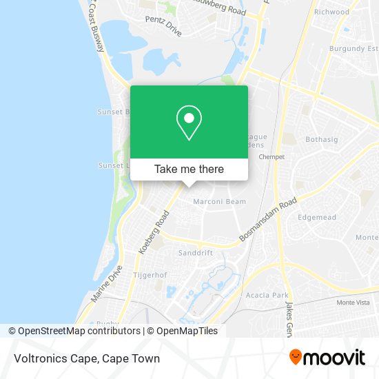 Voltronics Cape map