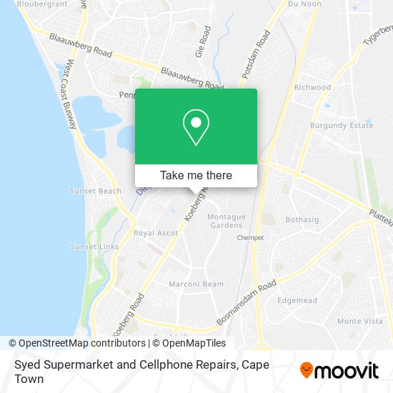 Syed Supermarket and Cellphone Repairs map