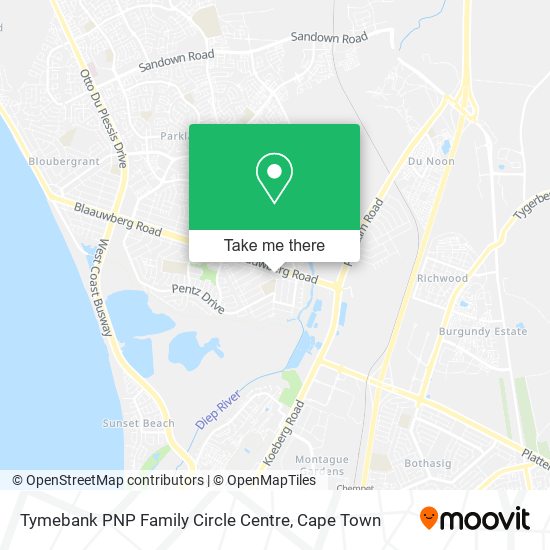 Tymebank PNP Family Circle Centre map