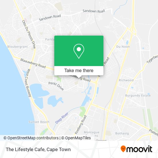 The Lifestyle Cafe map