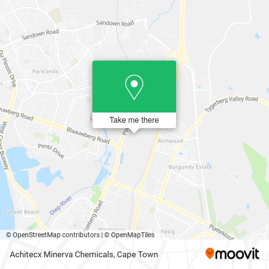 Achitecx Minerva Chemicals map