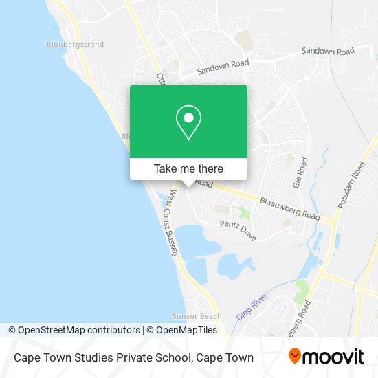 Cape Town Studies Private School map