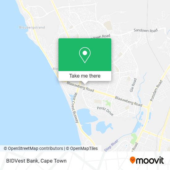 BIDVest Bank map