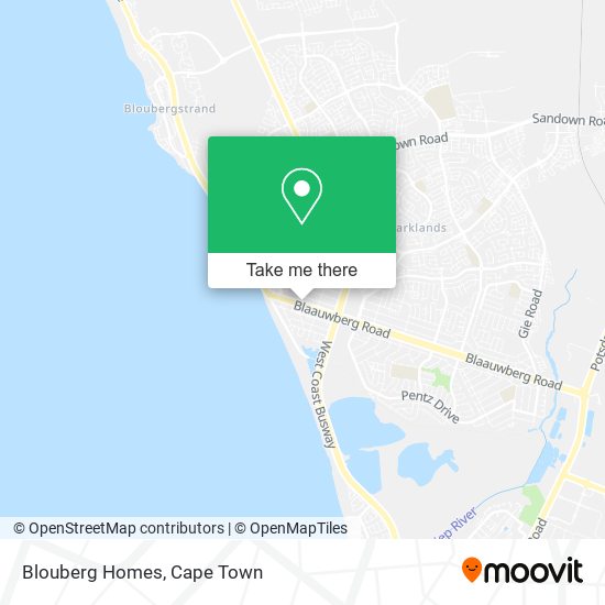 Blouberg Homes map